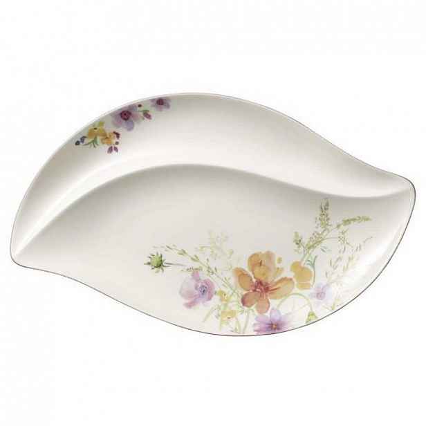 Porcelánový servírovací talíř s motivem květin Villeroy & Boch Mariefleur Serve, 50 x 30 cm