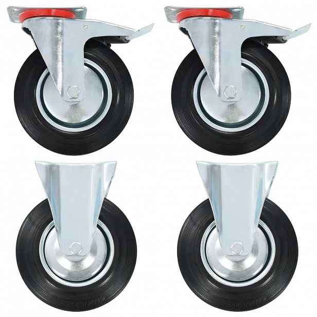 vidaXL Kolečka 4 ks 200 mm