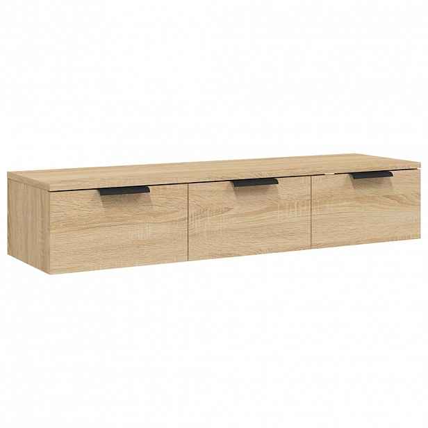 vidaXL Nástěnná skříňka dub sonoma 102 x 30 x 20 cm kompozitní dřevo