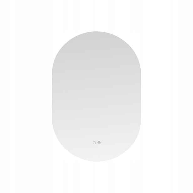 Vyhřívané zrcadlo oválné s Led podsvícením 24W D3002 Zuma Li