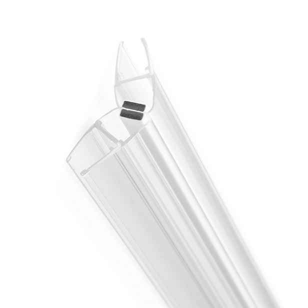 Eco produkty Magnetické universální těsnění na oblé sprchové kouty čtvrtkruh (sada 2 ks); na sklo 6 - 8 mm; délka 2000 mm (23060)