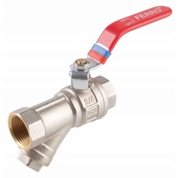 Ferro Kulový Kohout S Pákou A Filtrem F-power 1 1/4"