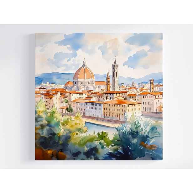 Obraz Na Plátně Canvas Město Itálie Florencie Toskánsko Katedrála 50x50