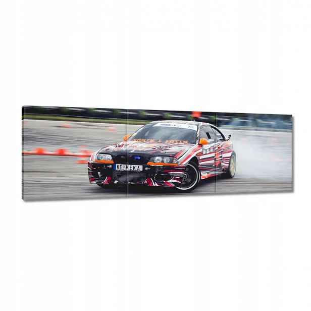 Obrazy 120x40 Bmw Drift Pálení pneumatik