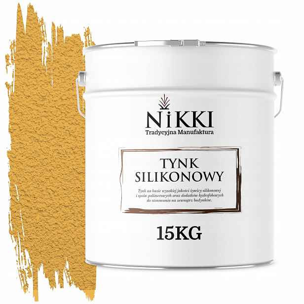 Silikonová Omítka Fasádní Žlutá Intenzivní F636 15KG Zrno 3.0mm
