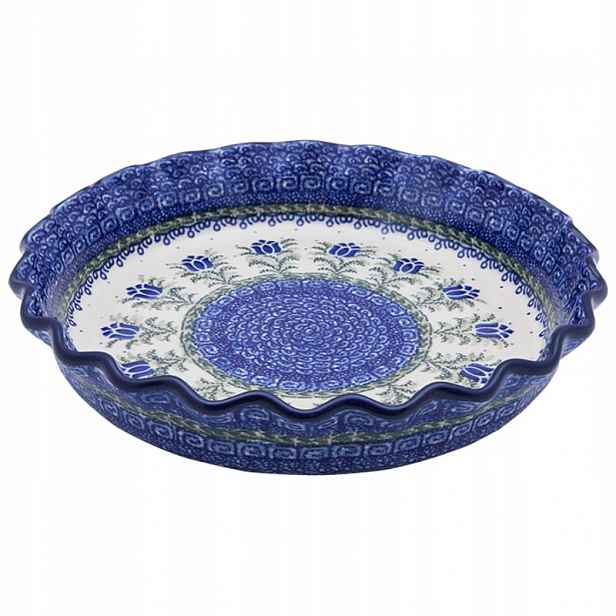 Tartovačka 25.5 cm Umělecká keramika Bolesławiec dek U0392 Unikát