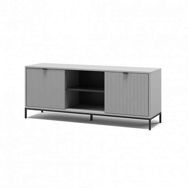 Vicco NÍZKÝ NÁBYTEK POD TELEVIZI Eliza Šedá 150 x 60 cm se 2 dveřmi