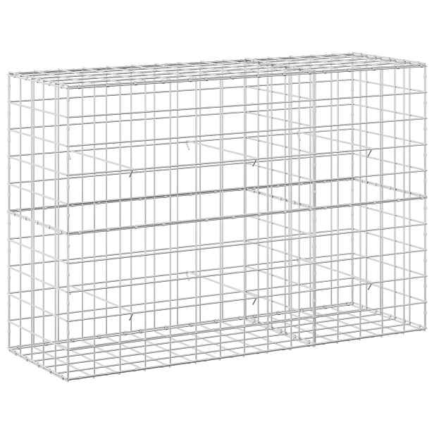 vidaXL Gabion s drátem 3,5 mm a síťkou 10x10 cm 150x50x100 cm