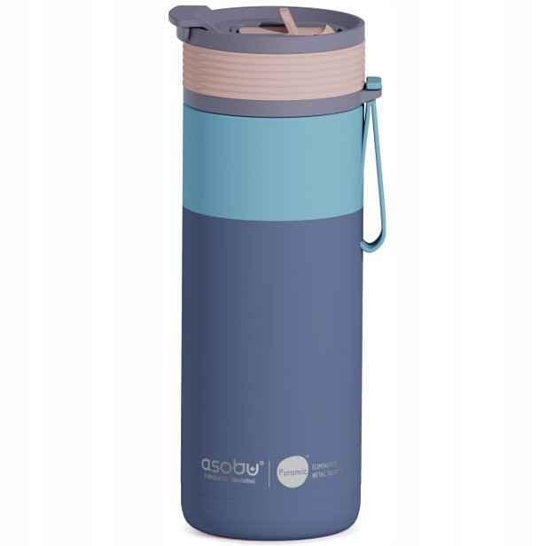 Termohrnek Termos Asobu 600 ml Láhev na kávu a čaj Láhev Na Pití Zelená