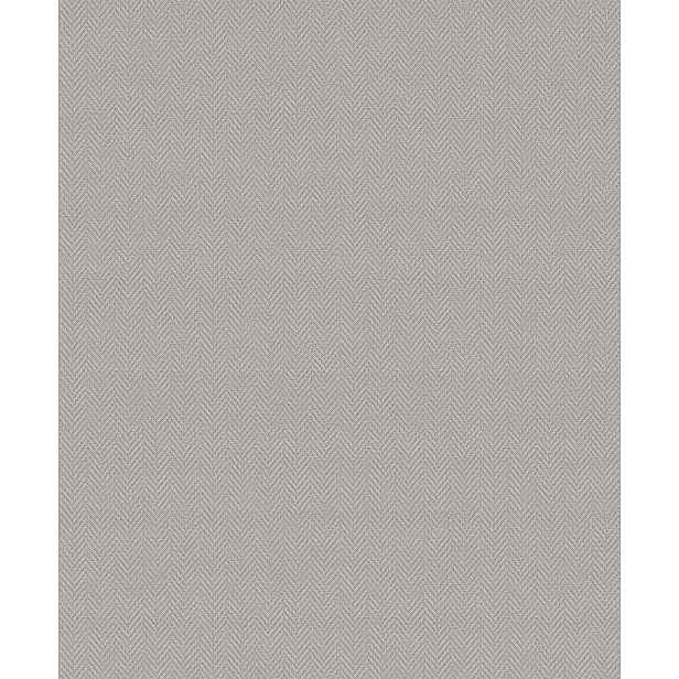 Tmavě šedá vinylová tapeta na flizelině s jedličkou, omyvatelná, 10 M X 106 CM