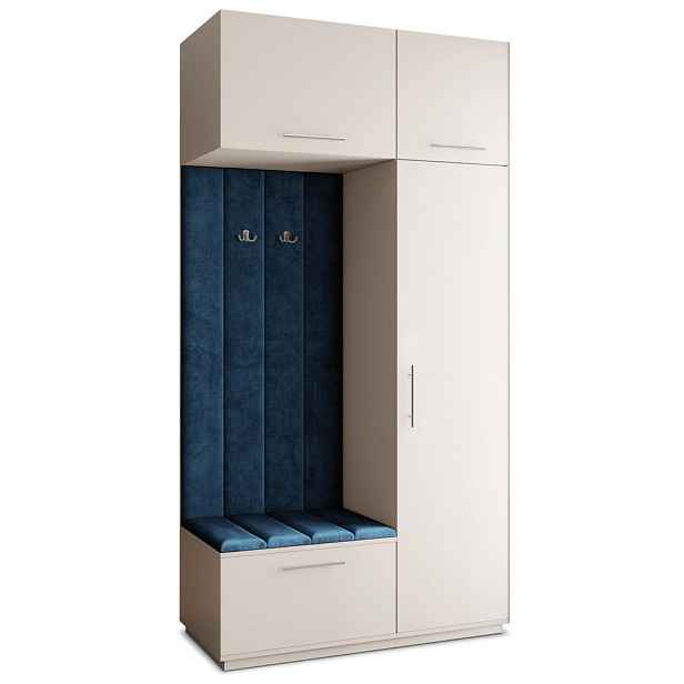 MASSENO MODERNÍ PŘEDSÍŇOVÁ SESTAVA REMA, 120/240/60 cm, kašmírová