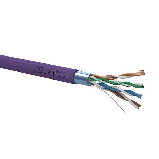 Kabel instalační Solarix CAT5e FTP stíněný LSOH 305 m