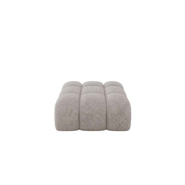 ALTDECOR TABURET OLEA-PUF 91x87x44 cm Světle šedá Žinylka