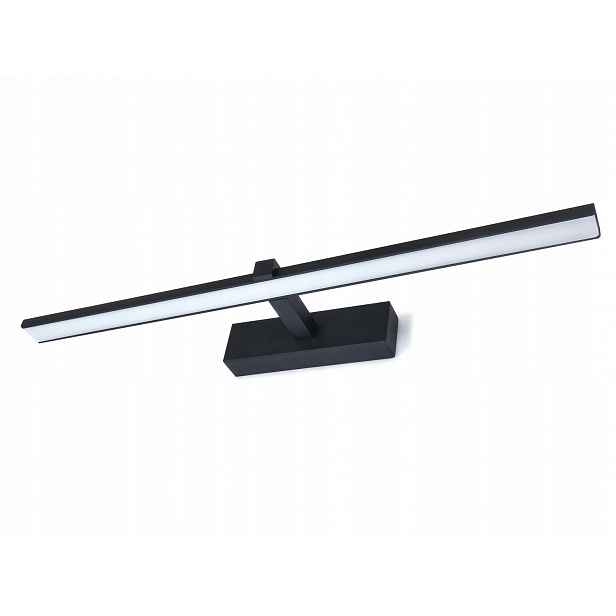Koupelnové Led svítidlo 12W 60 cm, černá, neutrální barva