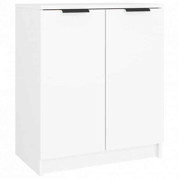 vidaXL Botník bílý 59 x 35 x 70 cm kompozitní dřevo