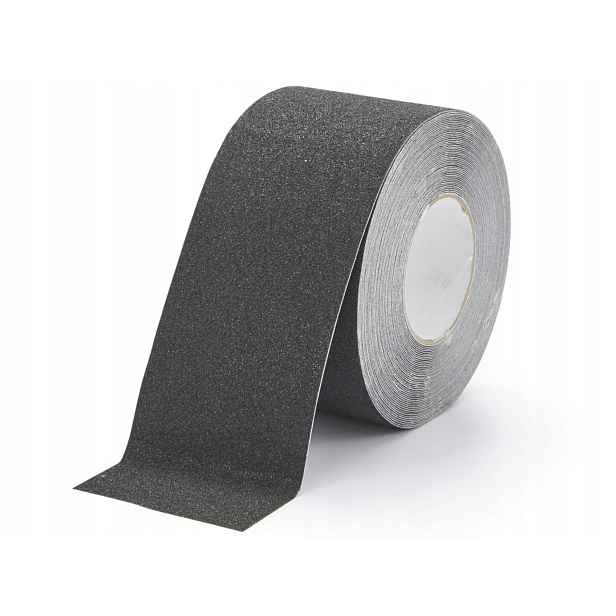 Prostiskluzová Podložka Samolepicí Černá 100 mm/18 m Heskins Safety Grip
