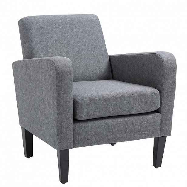 Redom RELAXAČNÍ křeslo 66/72/74 cm s ergonomickými područkami a měkkým čalouněním, světle šedá