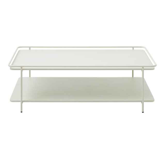 Světle šedý kovový konferenční stolek 55x110 cm Yuba – Unique Furniture
