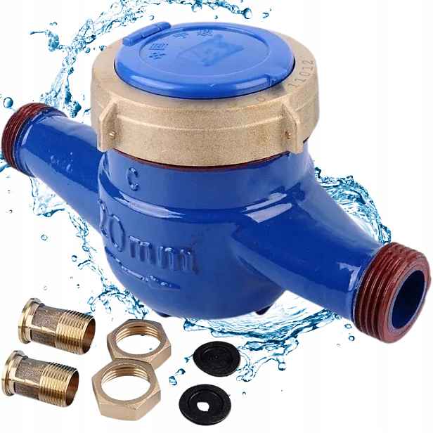 Vodoměr studené vody DN20 měděný antimagnetický 3/4" 1 MPa