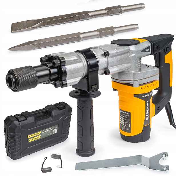 Bourací Kladivo Pro Kování Silné 15J 2800W Sds Hex Sekáčový Kufr