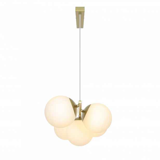 Lustr Závěsná lampa Pendel Mosaz Lilly 5xE14 Moderní obývací pokoj Nordlux