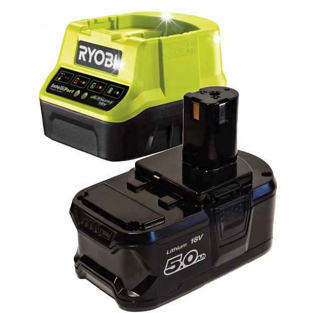 Napájecí sada Ryobi RC18120 Akumulátor Mortison Ryobi One+ 18V 5Ah