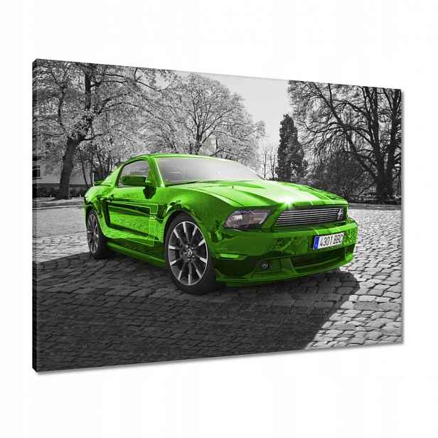 Obrazy 80x60 Zelený Ford Mustang Usa