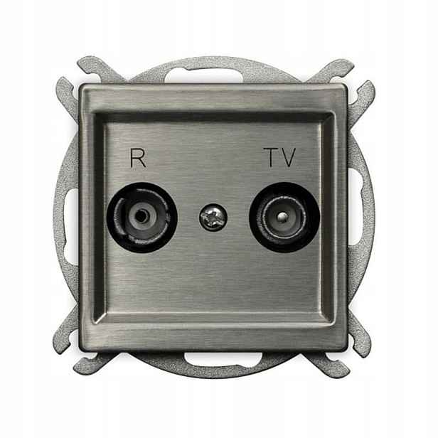 Ospel Sonáta ocel inox – zásuvka Rtv GPA-RMK/m/37