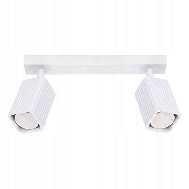 Sollux Lighting Rayo stropní svítidlo lišta bílá 30 cm 2xGU10 10W