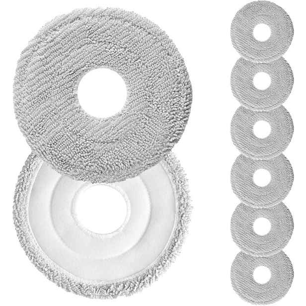 TEMU Balení 8 ks kompatibilních náhradních náplní pro Xiaomi/X20 Max/X20 Pro/Mop Pads a vhodných pro robotické vysavače L10s/L10/L20/X40,