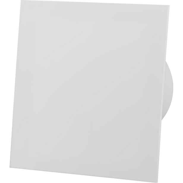 Ventilátor Panel Bílý Mat Zpožděný Časový Spínač Časovač Fi 100