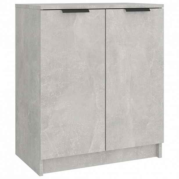 vidaXL Botník betonově šedý 59 x 35 x 70 cm kompozitní dřevo