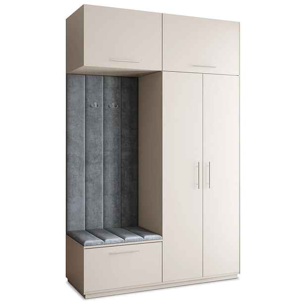 MASSENO MODERNÍ PŘEDSÍŇOVÁ SESTAVA REMA, 150/240/60 cm, kašmírová
