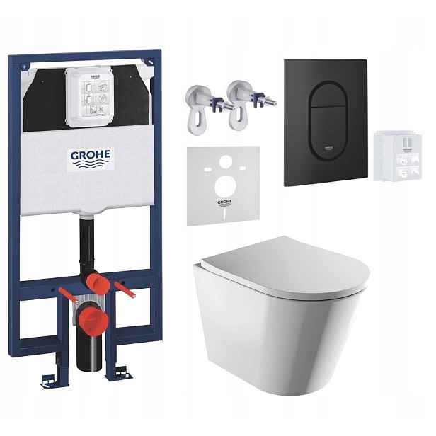 7v1 Wc Set, Stelaz Grohe Slim Wc Mísa Rim Silent Omnires Tlačítko