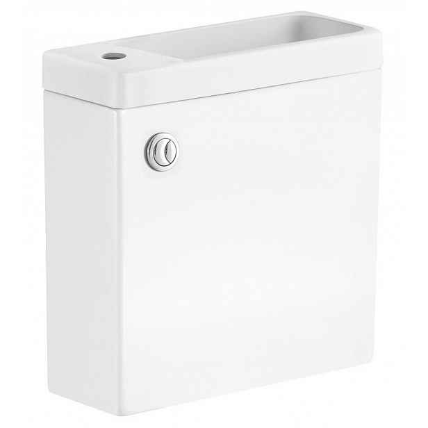 AQUALINE - JALTA HYGIE nádržka s umývátkem k WC kombi, bílá NDPB103H-2
