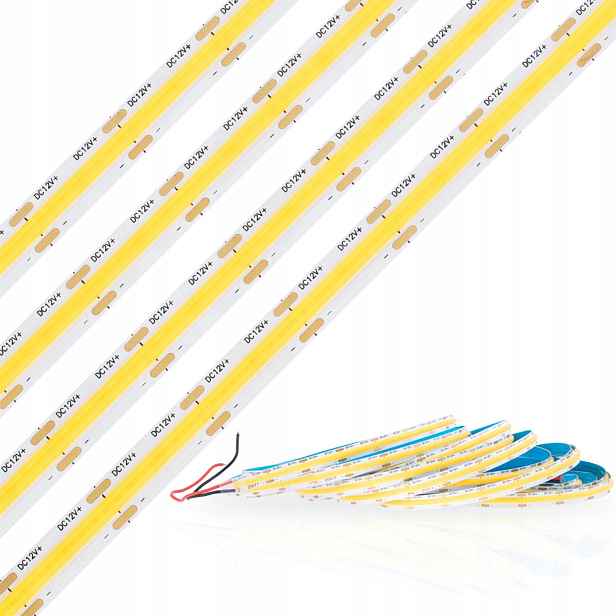 Led pásek Pásek Neon Cob 12V Hermetický 50W 1920LED 3000K Teplý IP65 5m