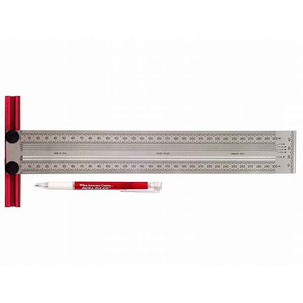 Přesná linka s vodicí lištou Incra 300 mm