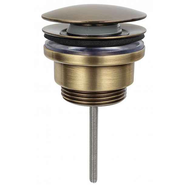 Sapho - Umyvadlová výpusť, Click-Clack, bronz CV1110BR