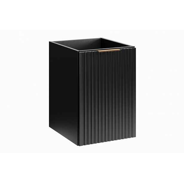 Szafka pod blat 40cm z koszem na pranie Adel Black