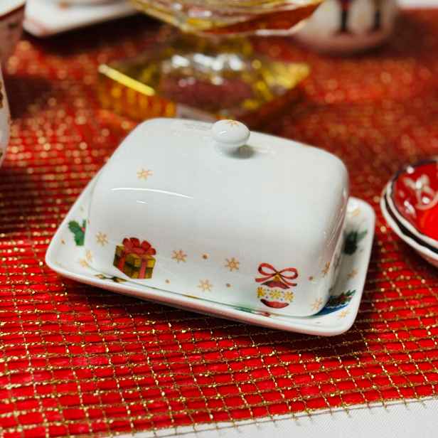 Vánoční porcelán Tichá Noc máslenka|Bogucice
