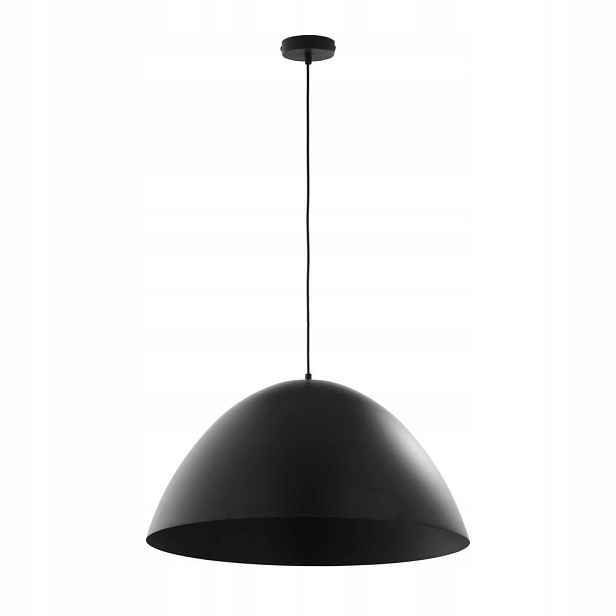 Závěsná stropní lampa Stropní Svítidlo Černá Kov 1xE27 50 cm nad stůl Tk Lighting