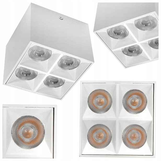 Bodové Nástěnné Svítidlo 24 Stupňů Bílé Led 15W Teplá Barva 3000K