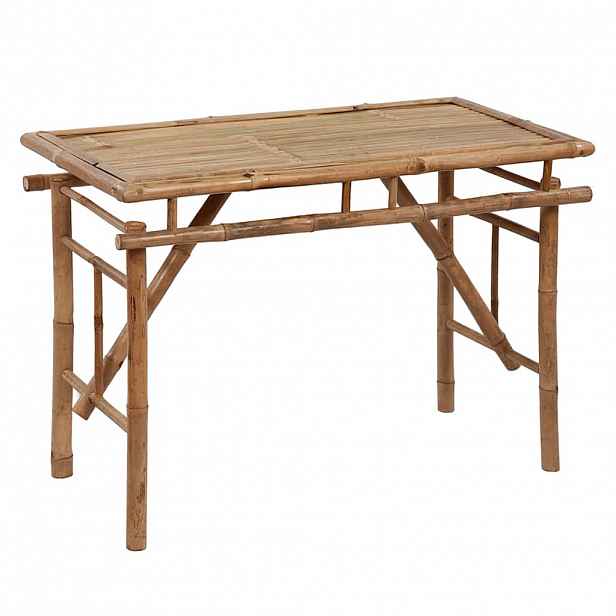 vidaXL Skládací zahradní stůl 115 x 50 x 75 cm bambus