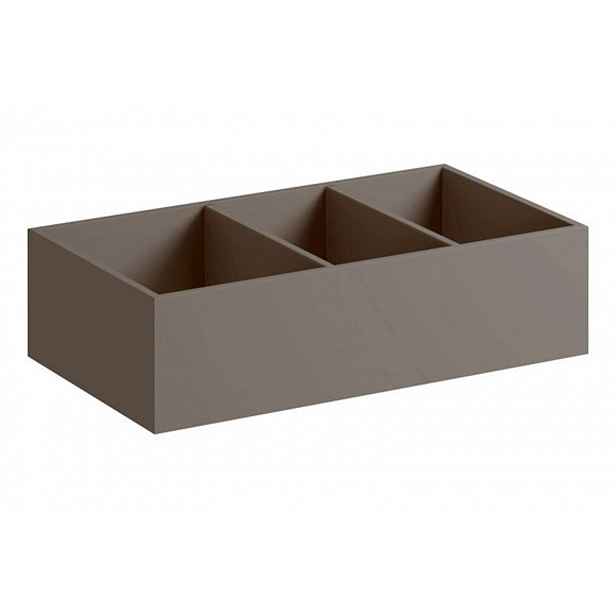 Geberit Xeno 2 - Organizér do zásuvky 37x10 cm, šedá 500.527.00.1