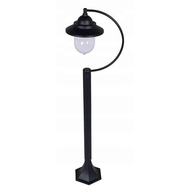 Venkovní lampa Dakota osvětlovací sloupek kulatý Goldlux E27 100 cm černý