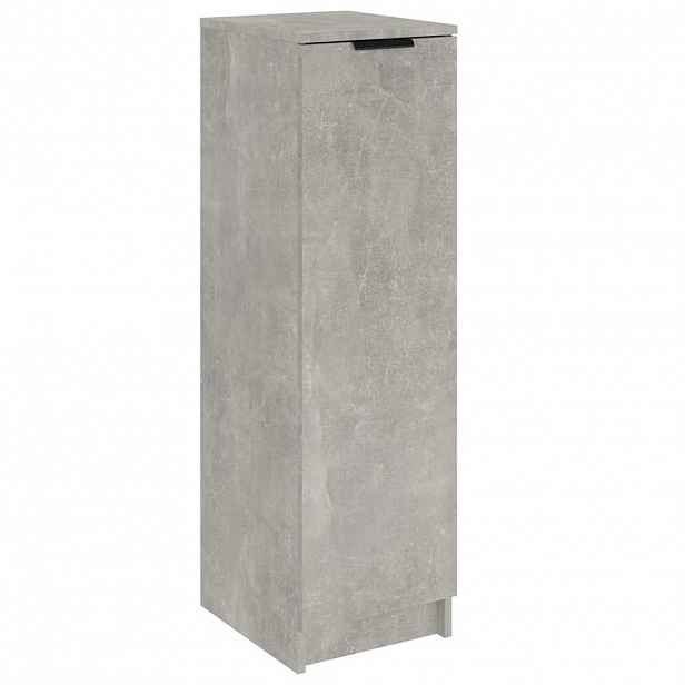 vidaXL Botník betonově šedý 30 x 35 x 100 cm kompozitní dřevo
