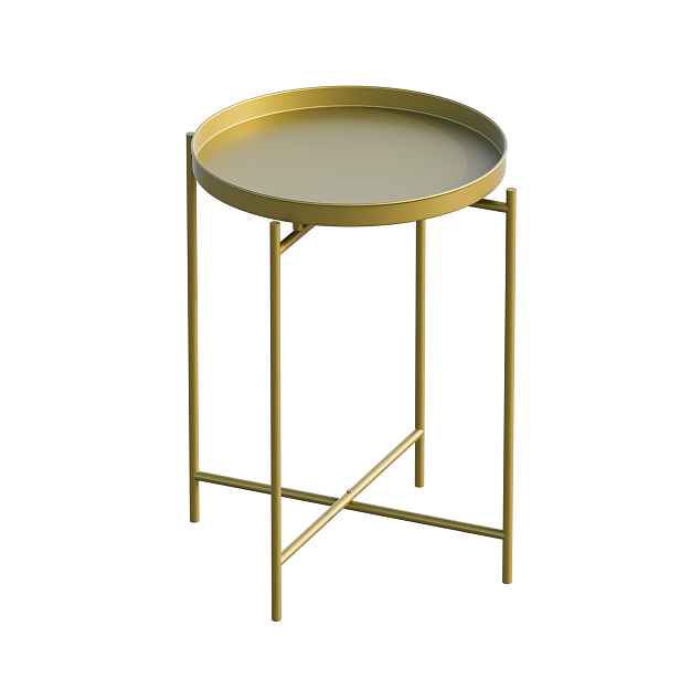 Kalune Design Odkládací stolek Shb-007-A zlatý
