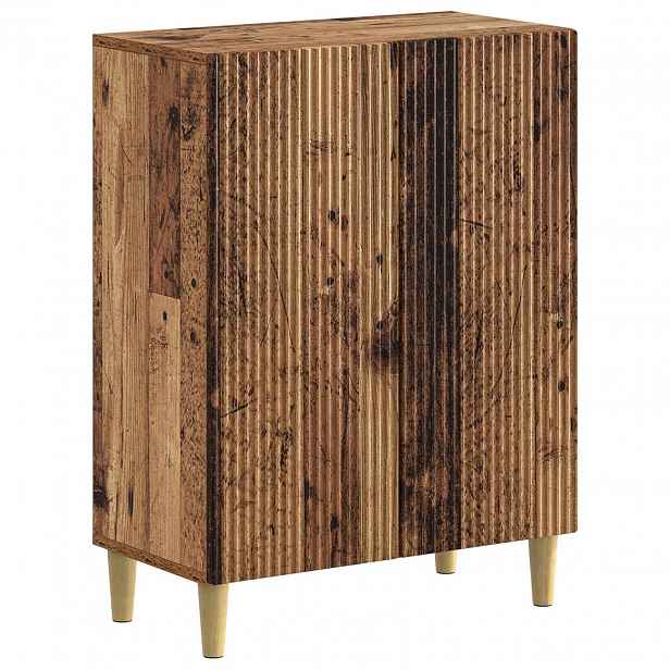 vidaXL Koupelnová úložná skříň ARNHEM Staré dřevo 59,5 x 31 x 80 cm