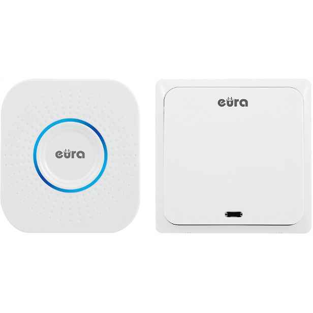 Bezdrátový Zvonek Eura WDP-82H2 S Bezbateriovým Tlačítkem