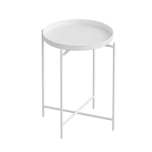 Kalune Design Odkládací stolek Shb-007-B bílý